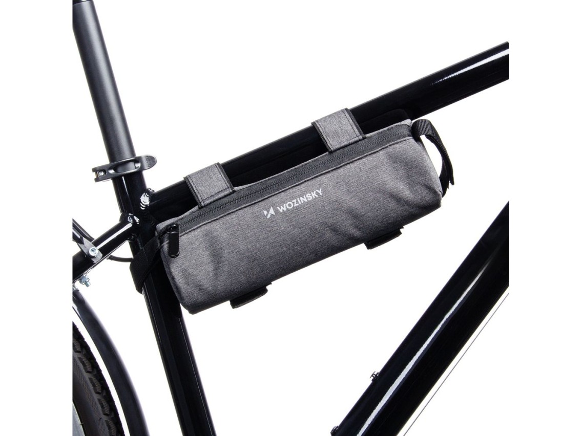 Bolsa para bicicleta Wozinsky WBB37GRB con aislamiento térmico - gris