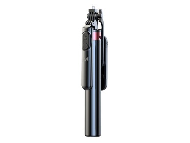 Selfie stick WH181D-Y1S 1.75m aluminum alloy telescopic tripod with dual lamp and phone holder - bla