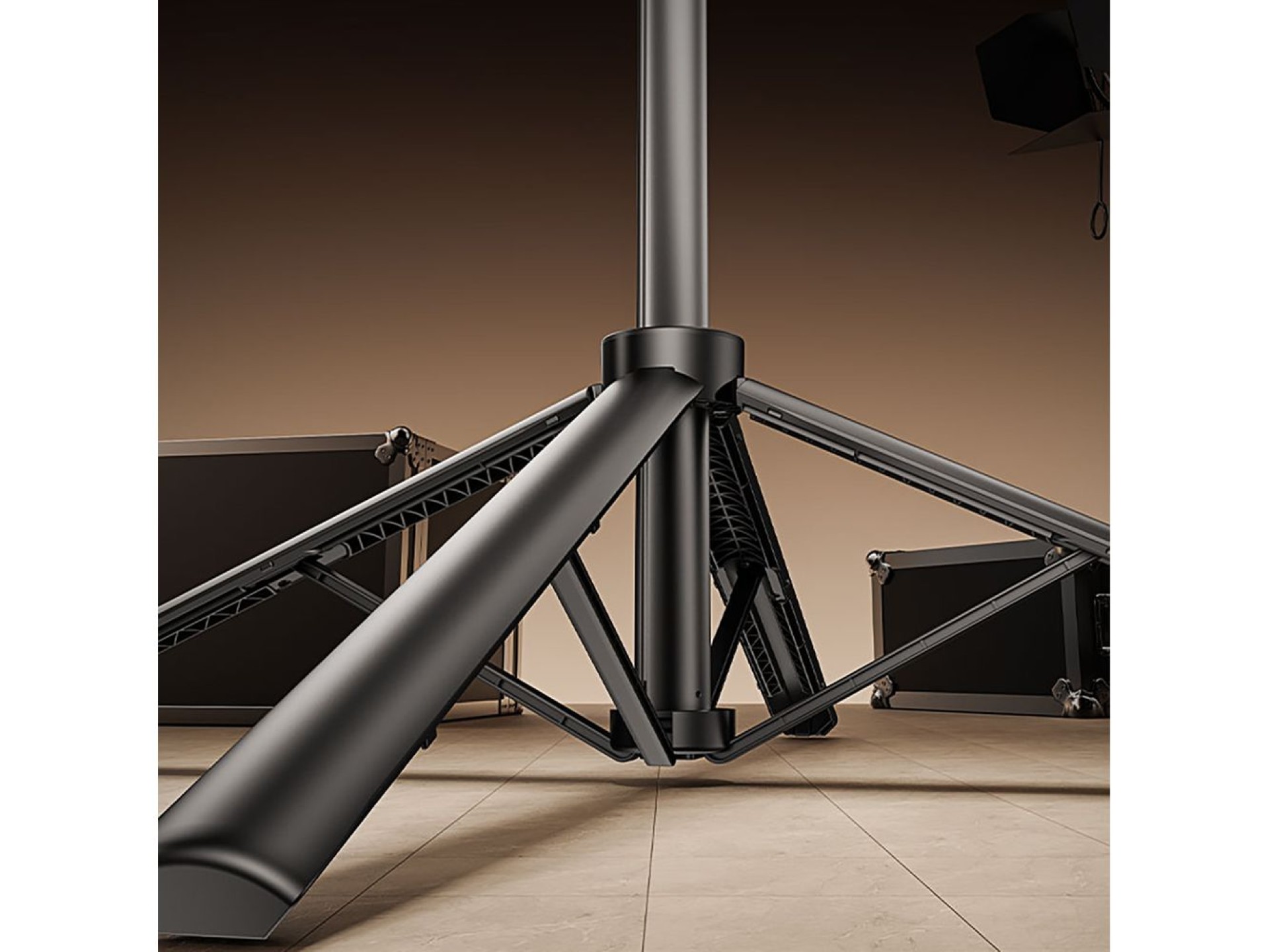 Selfie stick WH181-Y1S 1.75m aluminum alloy telescopic tripod with phone holder - black