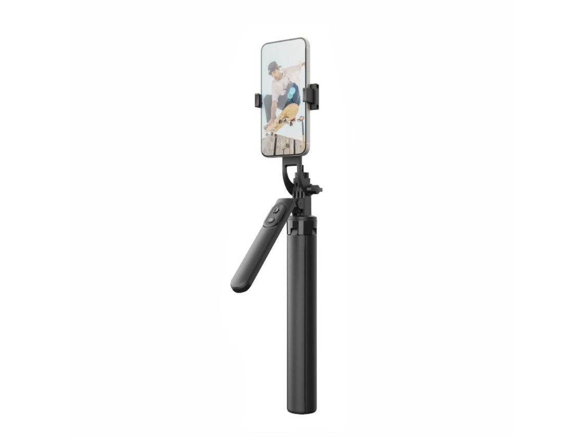 Selfie stick WH181-Y1S 1.75m aluminum alloy telescopic tripod with phone holder - black