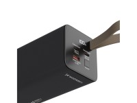 Powerbank Wozinsky K65+ 65W 30000mAh 2x USB-C, 1x USB-A 65W - gris