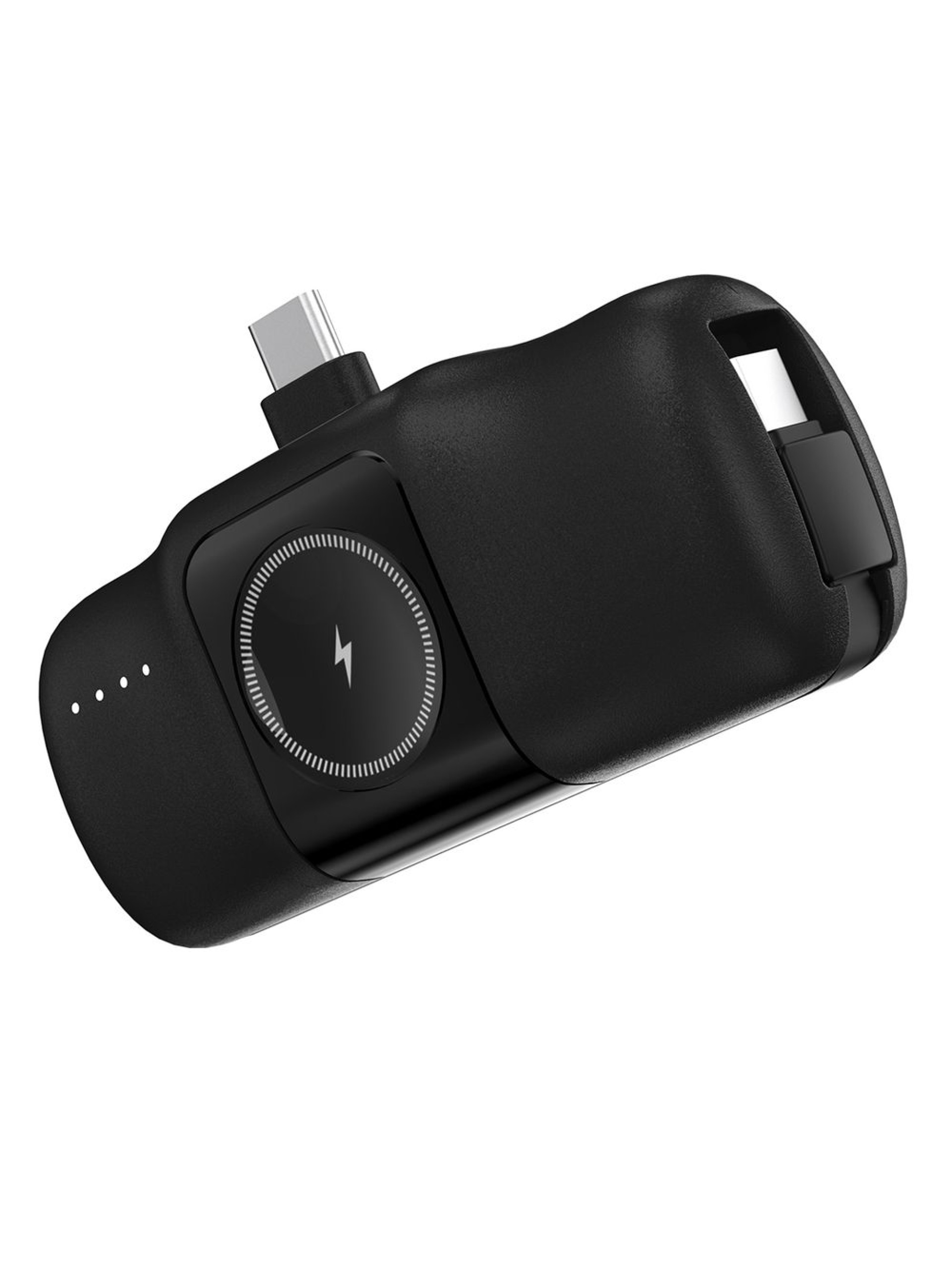 Mini batería externa Wozinsky WF16-YCS de 5000 mAh y 15 W con USB-C, cable USB-C integrado y cargado