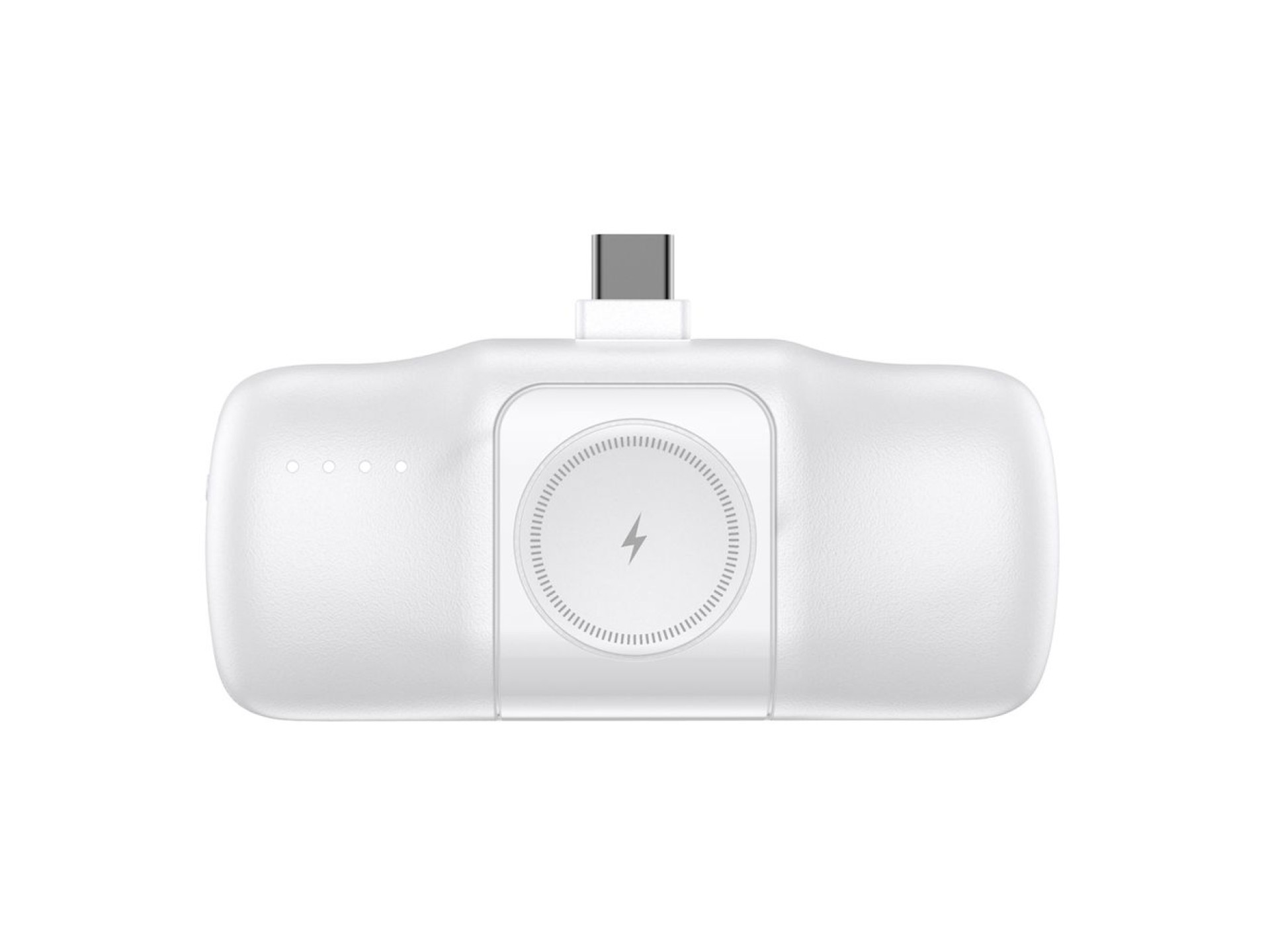 Mini batería externa Wozinsky WF16-YCS de 5000 mAh y 15 W con USB-C, cable USB-C integrado y cargado