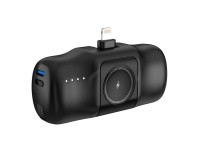 Batería externa mini Lightning Wozinsky WF16-YLS de 5000 mAh y 15 W con cable USB-C integrado y carg Batería externa mini Lightning Wozinsky WF16-YLS de 5000 mAh y 15 W con cable USB-C integrado y carg