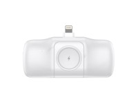 Mini batería externa Wozinsky WF16-YLS de 5000 mAh y 15 W con conector Lightning, cable USB-C integr Mini batería externa Wozinsky WF16-YLS de 5000 mAh y 15 W con conector Lightning, cable USB-C integr