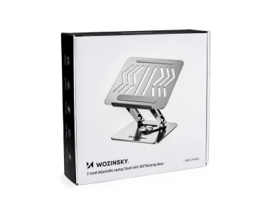 Suporte para laptop e tablet Wozinsky WRS-CPY84SS em alum�nio + suporte para smartphone gr�tis - Pra