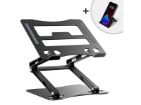 Wozinsky WRS-CPY75DSB Aluminum Laptop and Tablet Stand + Free Smartphone Stand - Black Wozinsky WRS-CPY75DSB Aluminum Laptop and Tablet Stand + Free Smartphone Stand - Black