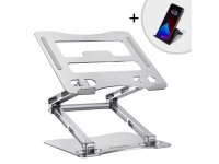Wozinsky WRS-CPY75DSS Aluminum Laptop and Tablet Stand + Free Smartphone Stand - Silver Wozinsky WRS-CPY75DSS Aluminum Laptop and Tablet Stand + Free Smartphone Stand - Silver