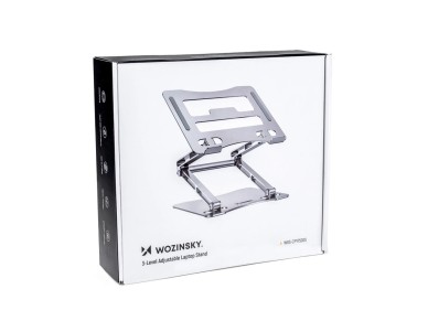 Suporte para laptop e tablet Wozinsky WRS-CPY75DSS em alumínio + suporte para smartphone grátis - Pr Suporte para laptop e tablet Wozinsky WRS-CPY75DSS em alumínio + suporte para smartphone grátis - Pr