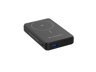 Powerbank Wozinsky WLWP-10KA0Y3S 22.5W PD Qi2 10000 mAh, with stand, 1x USB-A, 1x USB-C - black Powerbank Wozinsky WLWP-10KA0Y3S 22.5W PD Qi2 10000 mAh, with stand, 1x USB-A, 1x USB-C - black