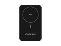Powerbank Wozinsky WLWP-10KA0Y3S 22.5W PD Qi2 10000 mAh, com suporte, 1x USB-A, 1x USB-C - preto Powerbank Wozinsky WLWP-10KA0Y3S 22.5W PD Qi2 10000 mAh, com suporte, 1x USB-A, 1x USB-C - preto