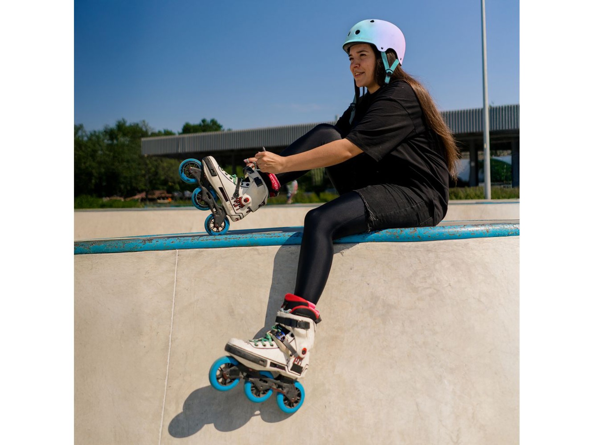 Capacete Wozinsky M para BMX/Scooter - Rosa Degradê