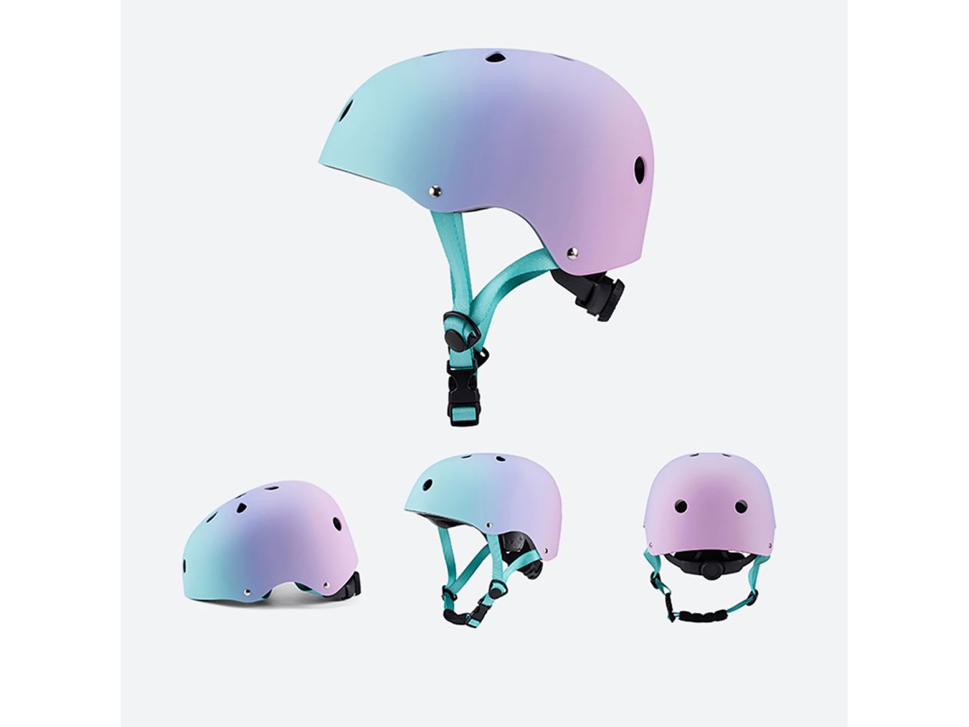 Capacete Wozinsky M para BMX/Scooter - Rosa Degradê