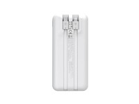 Powerbank Wozinsky WFC-15W de 20000 mAh y 22,5 W PD20W con cables Lightning y USB-C integrados - Bla Powerbank Wozinsky WFC-15W de 20000 mAh y 22,5 W PD20W con cables Lightning y USB-C integrados - Bla