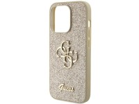 Funda Guess Glitter Script Big 4G para iPhone 15 Pro - Dorada Funda Guess Glitter Script Big 4G para iPhone 15 Pro - Dorada