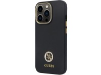 Guess GUHCP13LM4DGPK case for iPhone 13 Pro / 13 - black Silicone Logo Strass 4G Guess GUHCP13LM4DGPK case for iPhone 13 Pro / 13 - black Silicone Logo Strass 4G