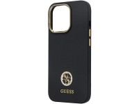 Guess GUHCP13LM4DGPK case for iPhone 13 Pro / 13 - black Silicone Logo Strass 4G Guess GUHCP13LM4DGPK case for iPhone 13 Pro / 13 - black Silicone Logo Strass 4G