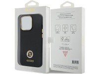 Guess GUHCP13LM4DGPK case for iPhone 13 Pro / 13 - black Silicone Logo Strass 4G Guess GUHCP13LM4DGPK case for iPhone 13 Pro / 13 - black Silicone Logo Strass 4G