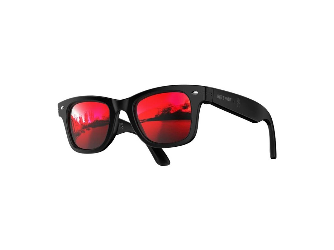 BlitzWolf BW-AG1 AI Smart Glasses with Red Lenses