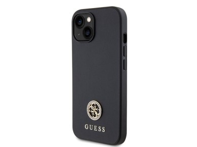 Guess GUHCP15MPS4DGPK iPhone 15 Plus 6.7" black/black hardcase Strass Metal Logo Guess GUHCP15MPS4DGPK iPhone 15 Plus 6.7" black/black hardcase Strass Metal Logo