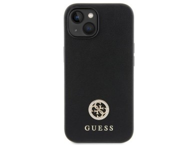 Guess GUHCP15MPS4DGPK iPhone 15 Plus 6.7" black/black hardcase Strass Metal Logo Guess GUHCP15MPS4DGPK iPhone 15 Plus 6.7" black/black hardcase Strass Metal Logo