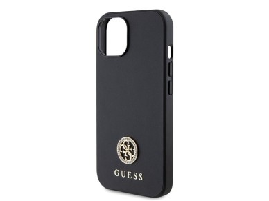 Guess GUHCP15MPS4DGPK iPhone 15 Plus 6.7" black/black hardcase Strass Metal Logo Guess GUHCP15MPS4DGPK iPhone 15 Plus 6.7" black/black hardcase Strass Metal Logo