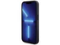 Capa rígida preta/preta Guess GUHCP15LPS4DGPK para iPhone 15 Pro de 6,1 polegadas com logotipo metál Capa rígida preta/preta Guess GUHCP15LPS4DGPK para iPhone 15 Pro de 6,1 polegadas com logotipo metál