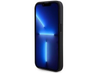 Funda Guess de piel perforada con logo brillante 4G para iPhone 15 Pro - Negra Funda Guess de piel perforada con logo brillante 4G para iPhone 15 Pro - Negra