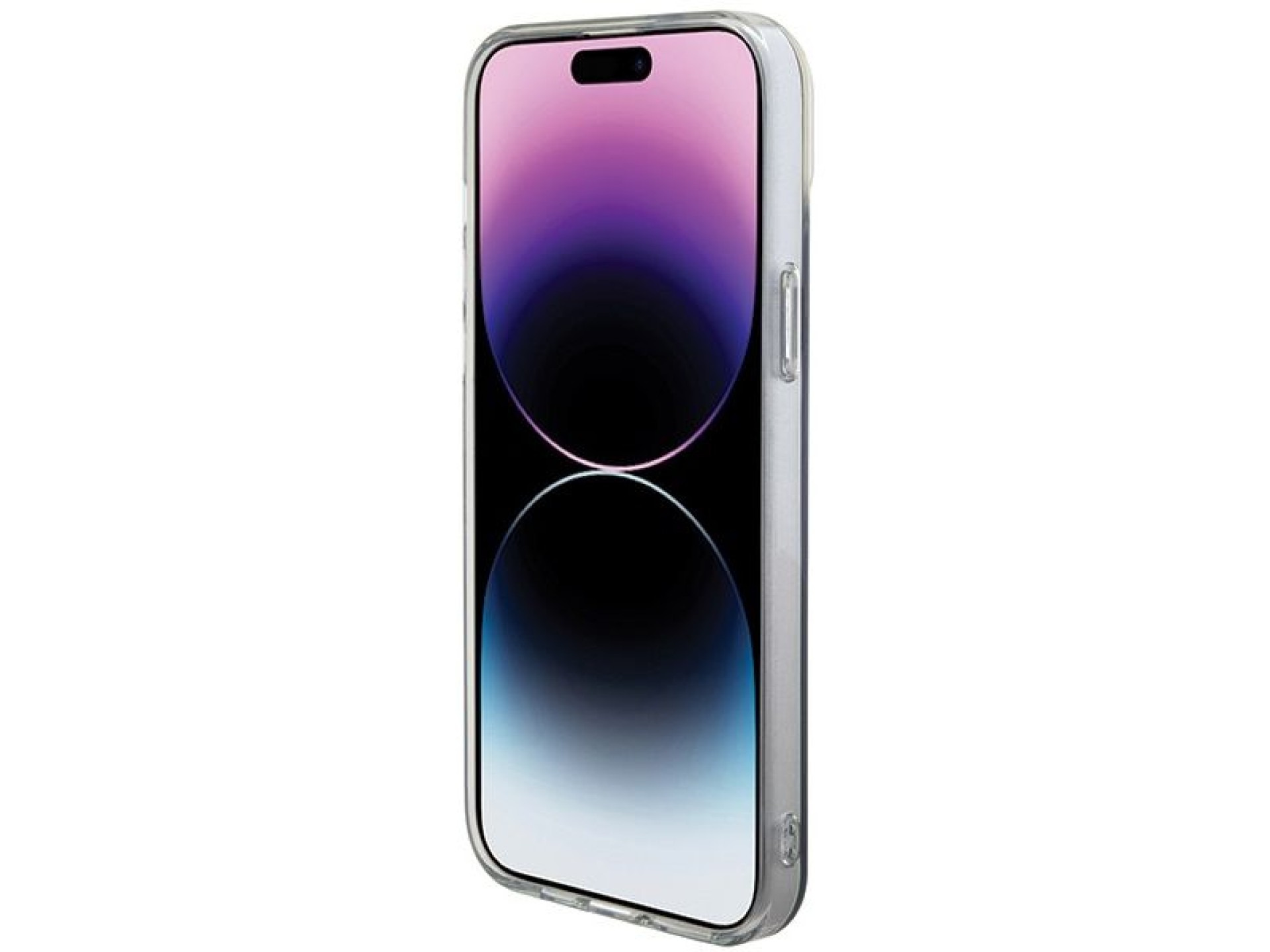 Funda Guess IML Iridescent MagSafe para iPhone 15 Pro - negra