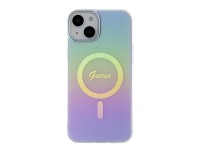 Guess GUHMP15SHITSU iPhone 15 6.1" purple/purple hardcase IML Iridescent MagSafe Guess GUHMP15SHITSU iPhone 15 6.1" purple/purple hardcase IML Iridescent MagSafe
