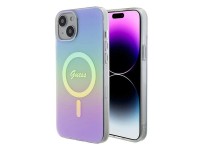 Funda Guess IML Iridescent MagSafe para iPhone 15 Plus - morado Funda Guess IML Iridescent MagSafe para iPhone 15 Plus - morado