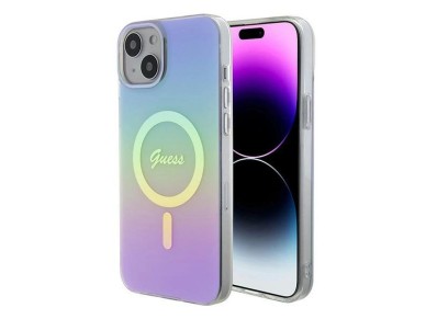 Guess IML Iridescent MagSafe case for iPhone 15 Plus - purple Guess IML Iridescent MagSafe case for iPhone 15 Plus - purple