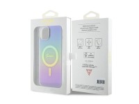 Funda Guess IML Iridescent MagSafe para iPhone 15 Plus - morado Funda Guess IML Iridescent MagSafe para iPhone 15 Plus - morado