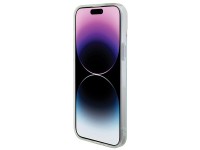 Capa Guess IML Iridescent MagSafe para iPhone 15 Pro - turquesa