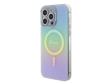 Guess GUHMP15XHITSQ iPhone 15 Pro Max turquoise/turquoise hardcase IML Iridescent MagSafe Guess GUHMP15XHITSQ iPhone 15 Pro Max turquoise/turquoise hardcase IML Iridescent MagSafe