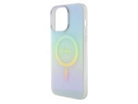 Capa rígida Guess GUHMP15XHITSQ para iPhone 15 Pro Max turquesa/turquesa com tecnologia IML Iridesce Capa rígida Guess GUHMP15XHITSQ para iPhone 15 Pro Max turquesa/turquesa com tecnologia IML Iridesce