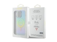 Capa rígida Guess GUHMP15XHITSQ para iPhone 15 Pro Max turquesa/turquesa com tecnologia IML Iridesce Capa rígida Guess GUHMP15XHITSQ para iPhone 15 Pro Max turquesa/turquesa com tecnologia IML Iridesce