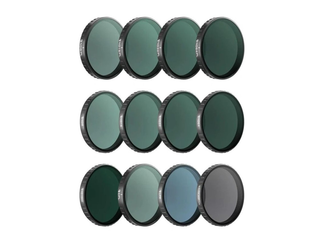 Kit de filtros Freewell para OSMO Action 6 � Mega Kit � Pacote com 12 pe�as