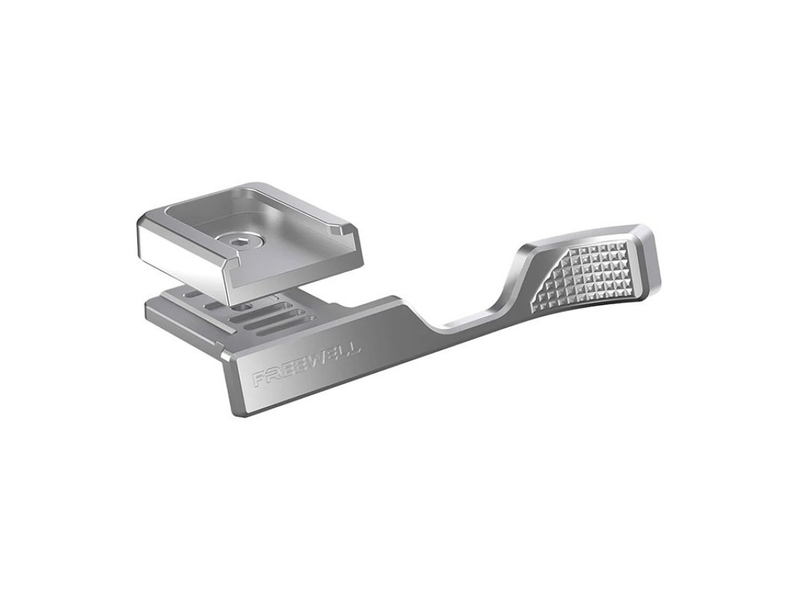 Suporte de encaixe para sapata fria Freewell para Fuji X100VI (prateado)