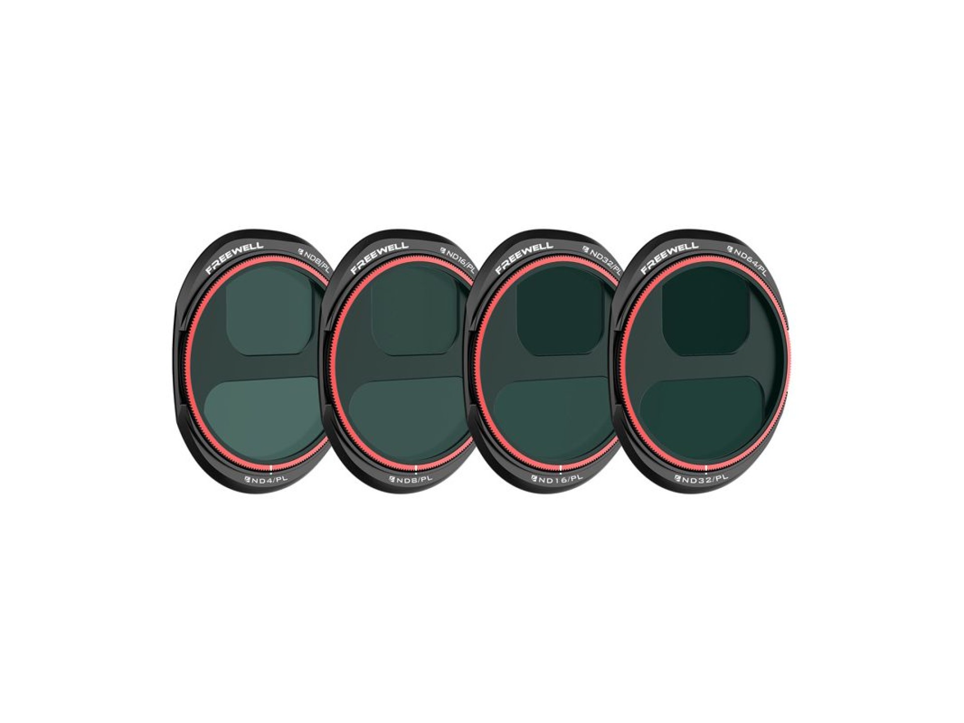 Conjunto de filtros FREEWELL para DJI Mavic 4 Pro ND/PL Bright Day (4 peças)