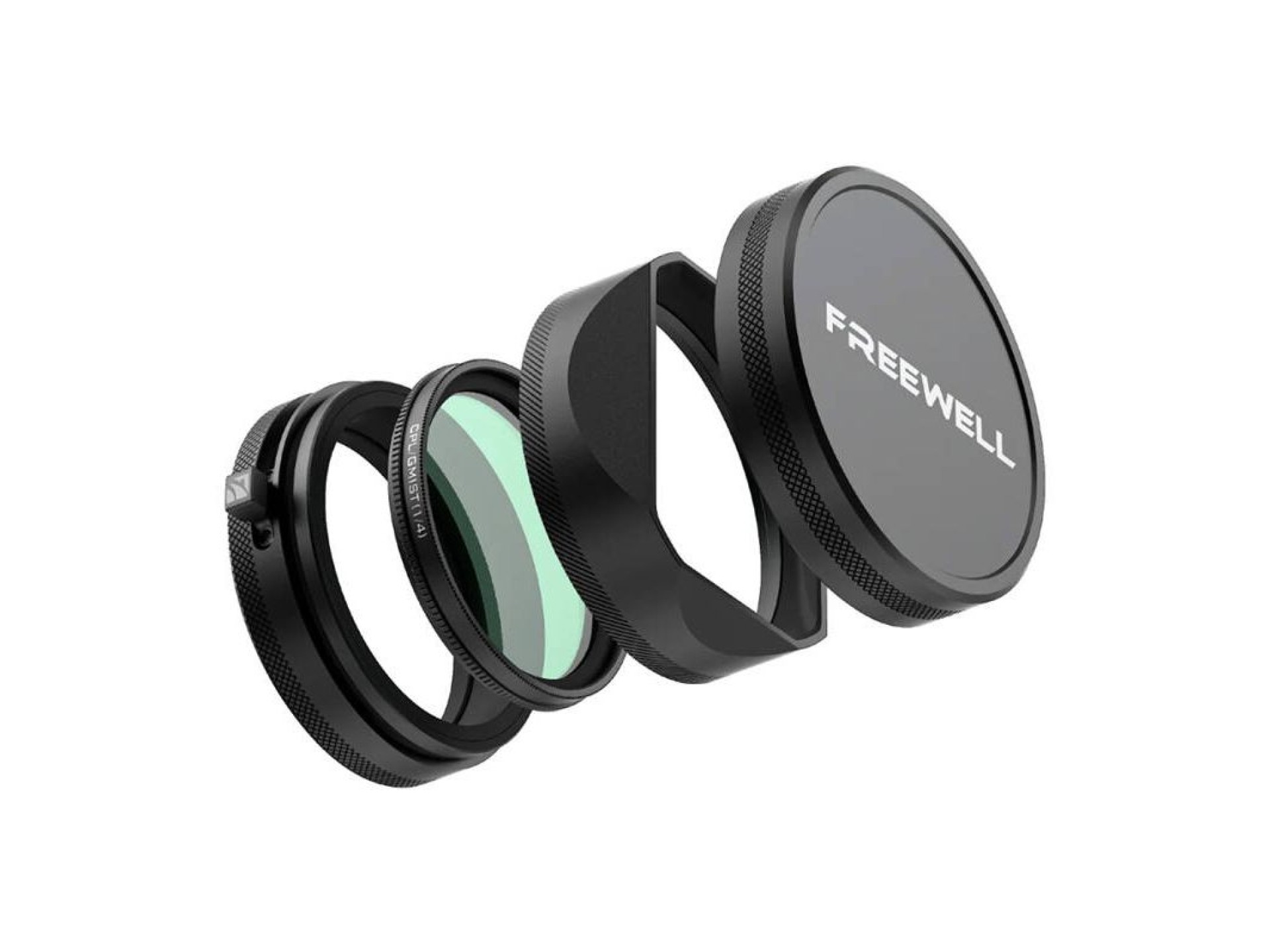 Conjunto de filtros Freewell FujiX100 com para-sol (preto)