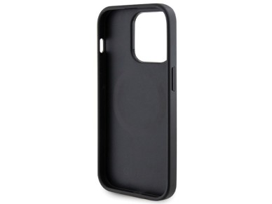 Guess GUHMP14LPSAHMCK case for iPhone 14 Pro - black Saffiano MagSafe Guess GUHMP14LPSAHMCK case for iPhone 14 Pro - black Saffiano MagSafe