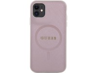 Guess GUHMN61PSAHMCP case for iPhone 11 / Xr - pink Saffiano MagSafe