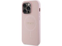 Capa Guess GUHMP14XPSAHMCP para iPhone 14 Pro Max - rosa Saffiano MagSafe Capa Guess GUHMP14XPSAHMCP para iPhone 14 Pro Max - rosa Saffiano MagSafe