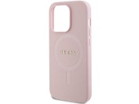 Capa Guess GUHMP14XPSAHMCP para iPhone 14 Pro Max - rosa Saffiano MagSafe Capa Guess GUHMP14XPSAHMCP para iPhone 14 Pro Max - rosa Saffiano MagSafe