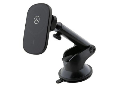 Mercedes MEWCCGSLK 15W induction holder for air vent/glass black/black Silver Stars MagSafe Mercedes MEWCCGSLK 15W induction holder for air vent/glass black/black Silver Stars MagSafe