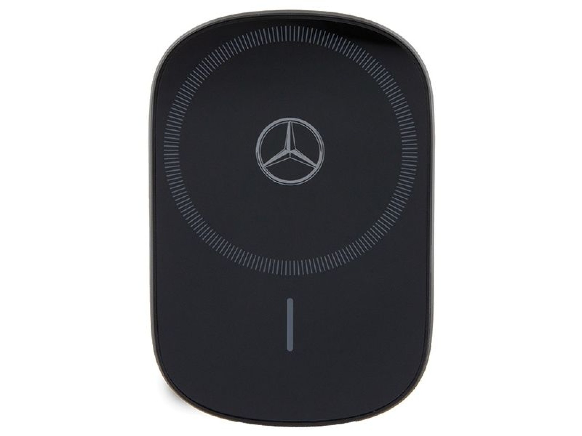 Suporte de indução Mercedes MEWCCGSLK 15W para saída de ar/vidro preto/preto com estrelas prateadas