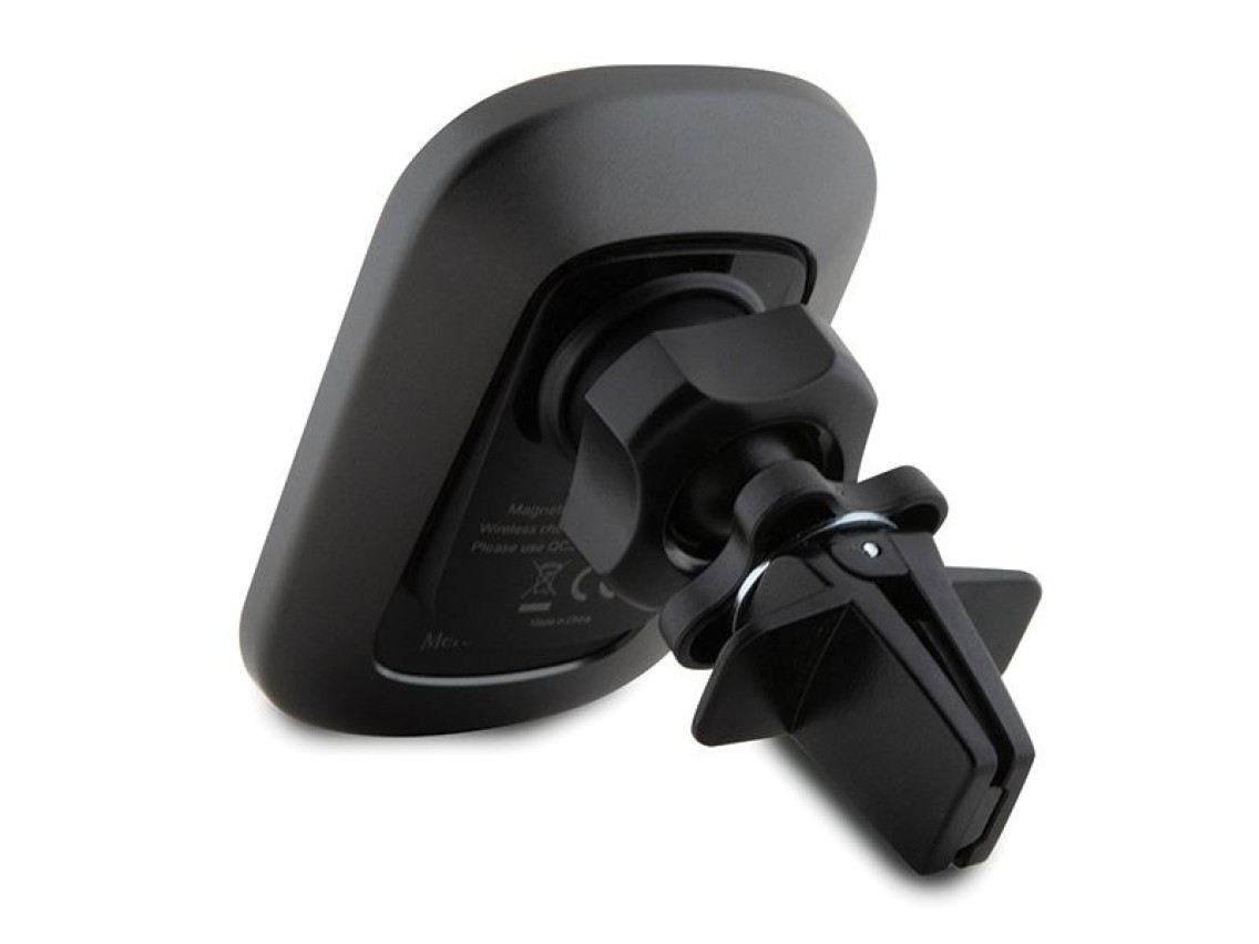 Suporte de indução Mercedes MEWCCGSLK 15W para saída de ar/vidro preto/preto com estrelas prateadas