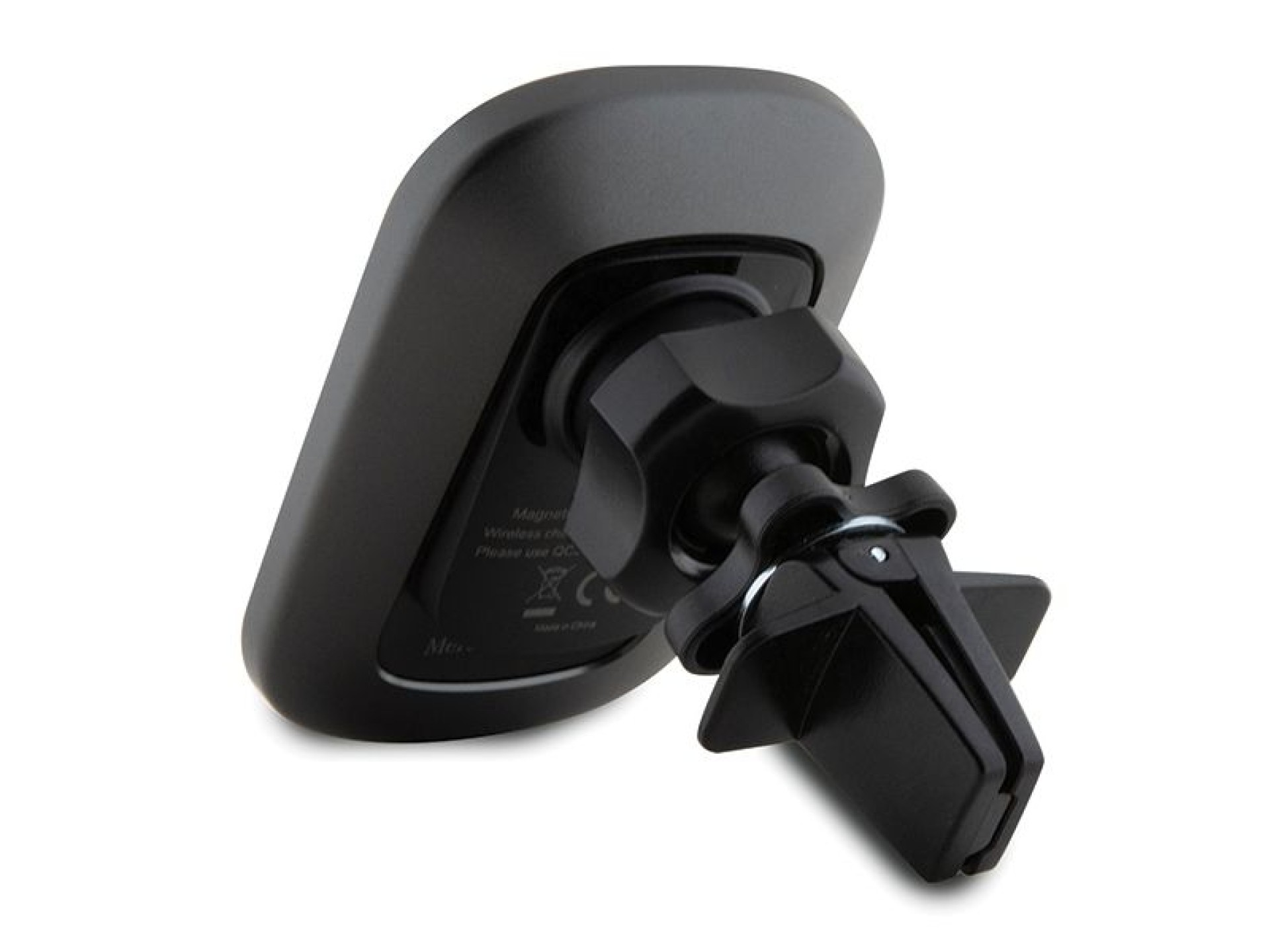 Suporte de indução Mercedes MEWCCGSLK 15W para saída de ar/vidro preto/preto com estrelas prateadas