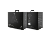 Suporte de indução Mercedes MEWCCGSLK 15W para saída de ar/vidro preto/preto com estrelas prateadas Suporte de indução Mercedes MEWCCGSLK 15W para saída de ar/vidro preto/preto com estrelas prateadas